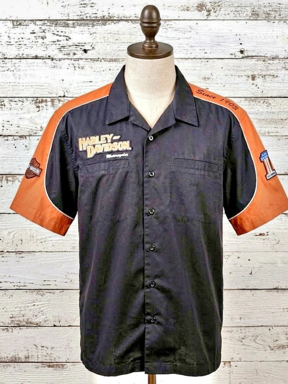 Harley-Davidson Color Block Cotton Shirt XL New Never Worn